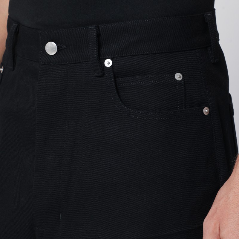 Rick Owens Bolans Flared Trousers In Black