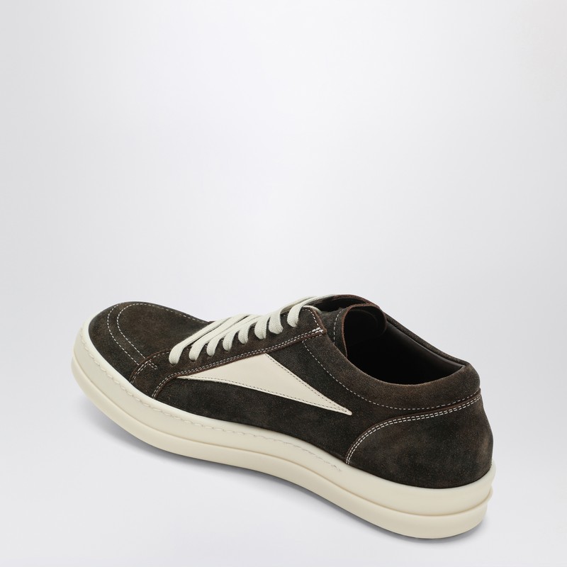 Rick Owens Sneakers Low-top Concordians Runway Vintage In Suede Leather In Blue