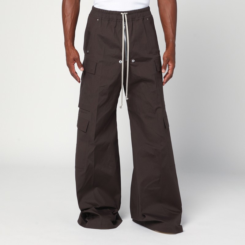 Dust grey wide Cargobelas trousers