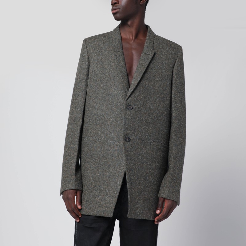 Concordian single-breasted wool jacket
