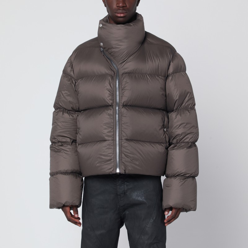 Powder-colored Turle zip down jacket