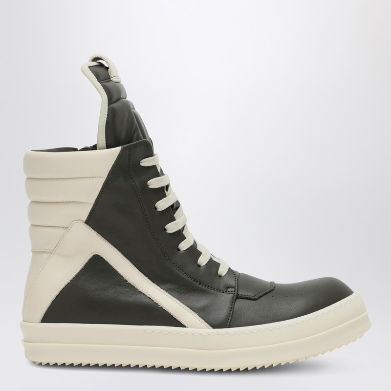 Forest /milk white Geobasket sneakers - Rick Owens - Modalova