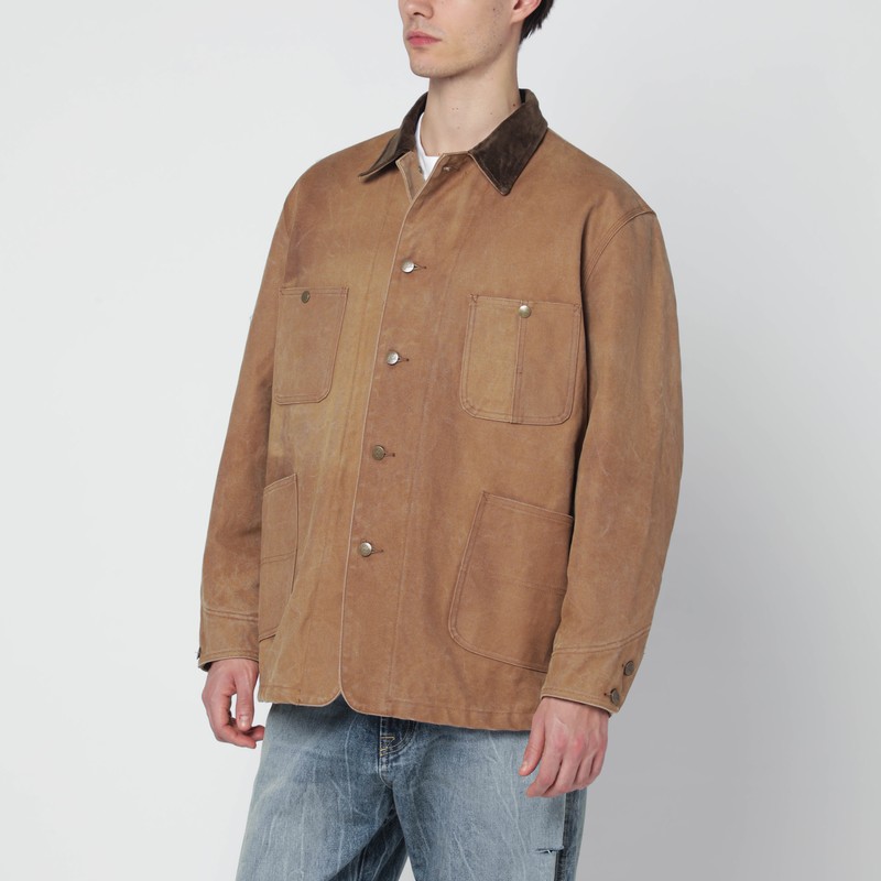 Brown cotton jacket