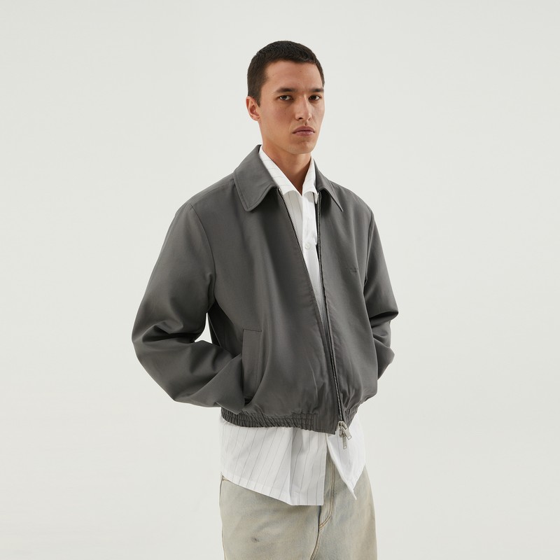 Light zip-up jacket dark grey - 1989 STUDIO - Modalova