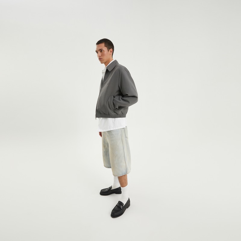 1989 Studio Light Zip-up Jacket Dark Grey In Grey