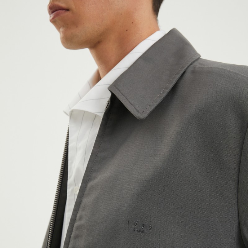 1989 Studio Light Zip-up Jacket Dark Grey In Grey