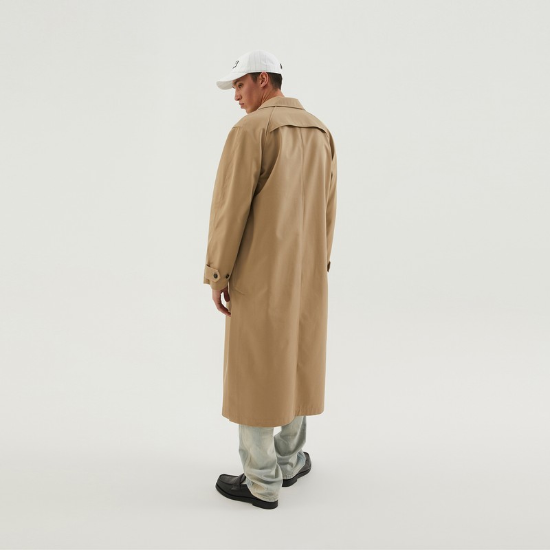 1989 Studio Mackintosh Coat Beige In Beige