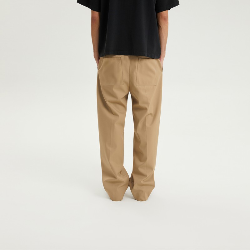 1989 Studio Beige Drawstring Trousers In Beige