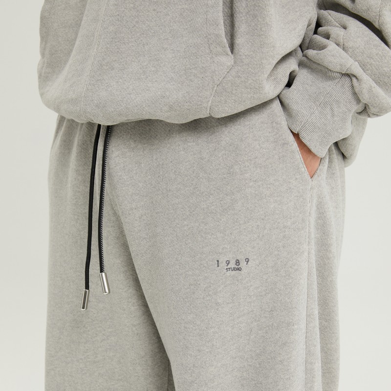1989 Studio Jp Sweatpants Melange Grey In Grey