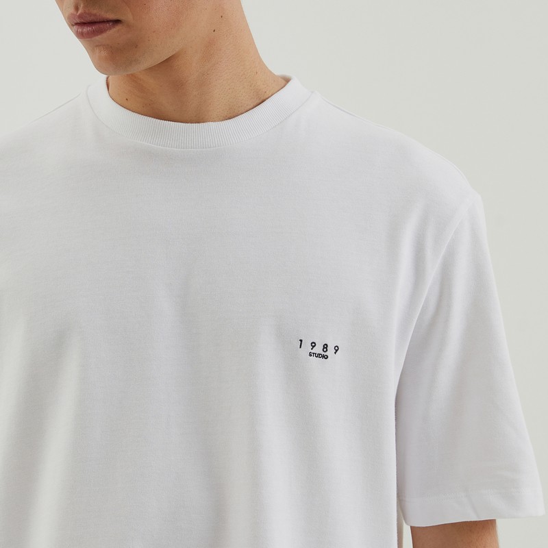 1989 Studio Logo Embroidered T-shirt In White
