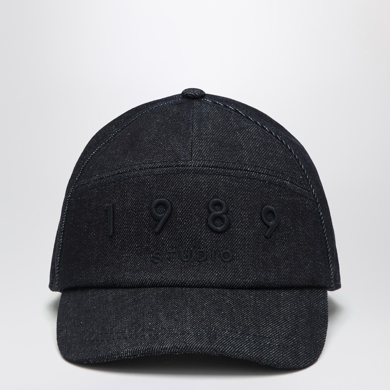 1989 Studio Embroidered Logo Baseball Cap In Blue