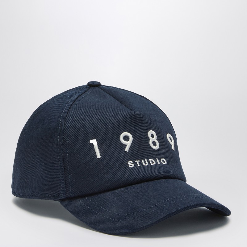1989 Studio Embroidered Logo Baseball Cap In Blue