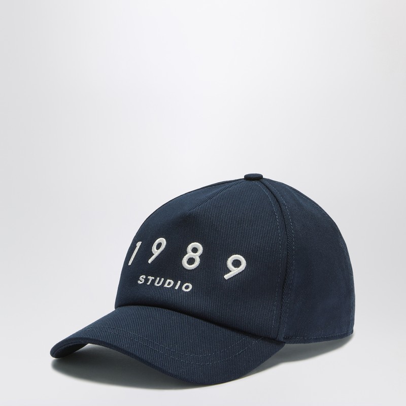 1989 Studio Embroidered Logo Baseball Cap In Blue