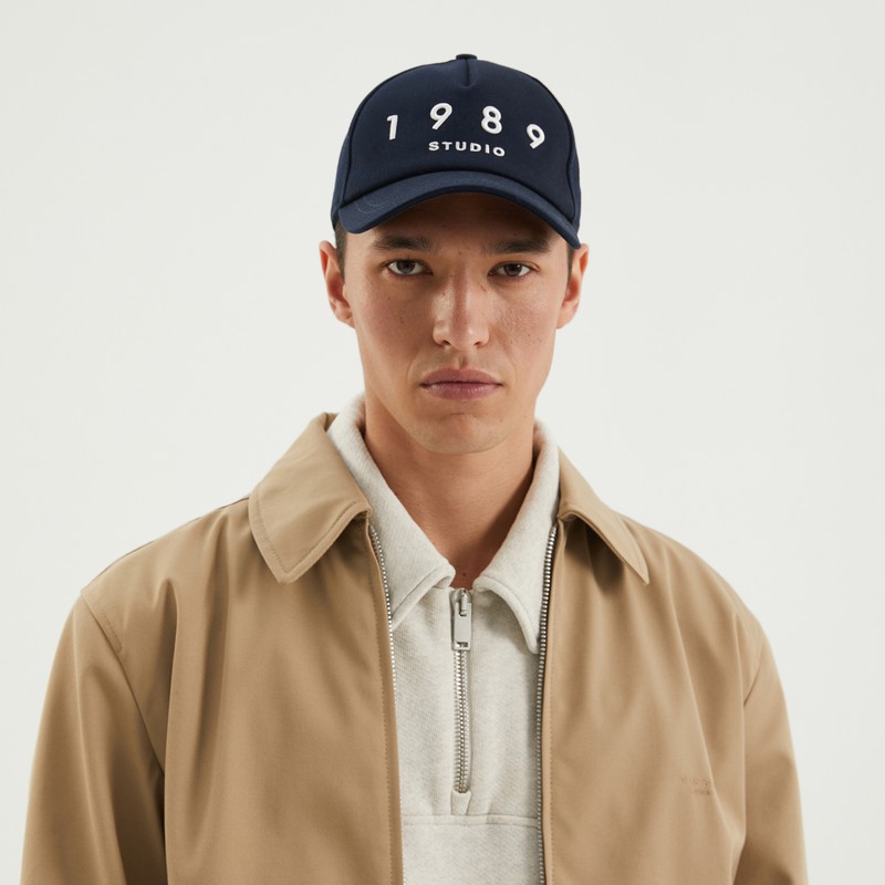1989 Studio Embroidered Logo Baseball Cap In Blue