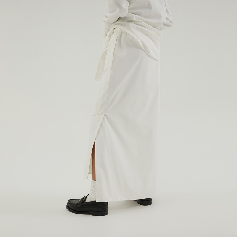 スカート 1989 STUDIO Long asymmetric skirt white 1989 Studio Long Asymmetric Skirt White | ModeSens
