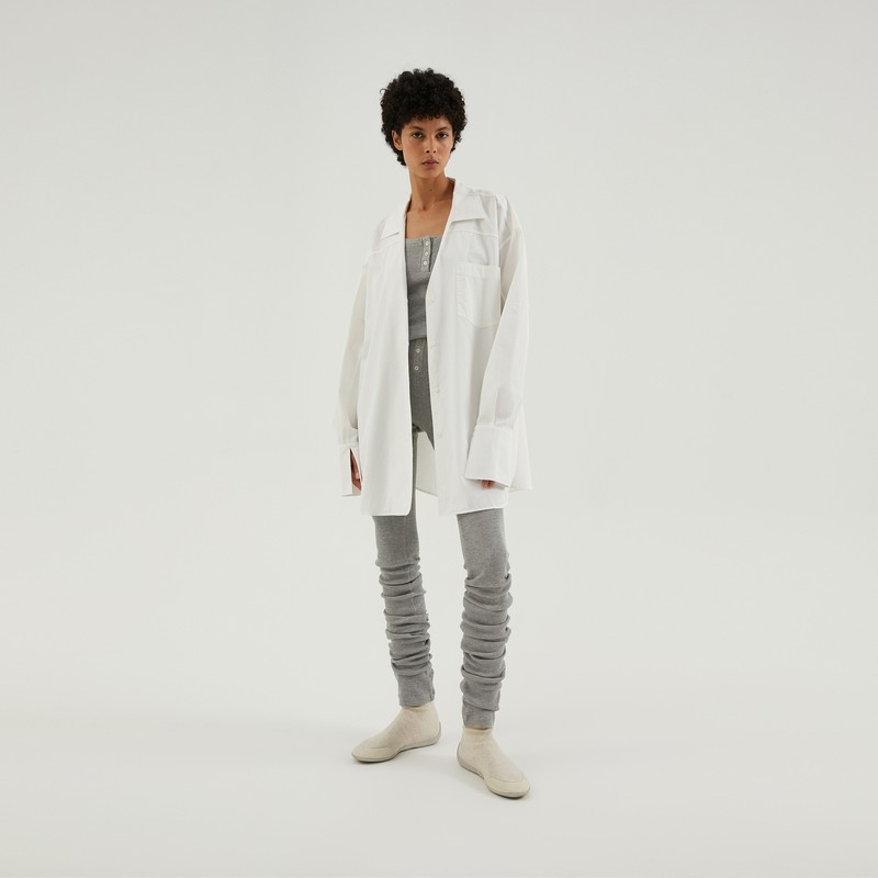 1989 Studio Shirt L/s Dress White In White