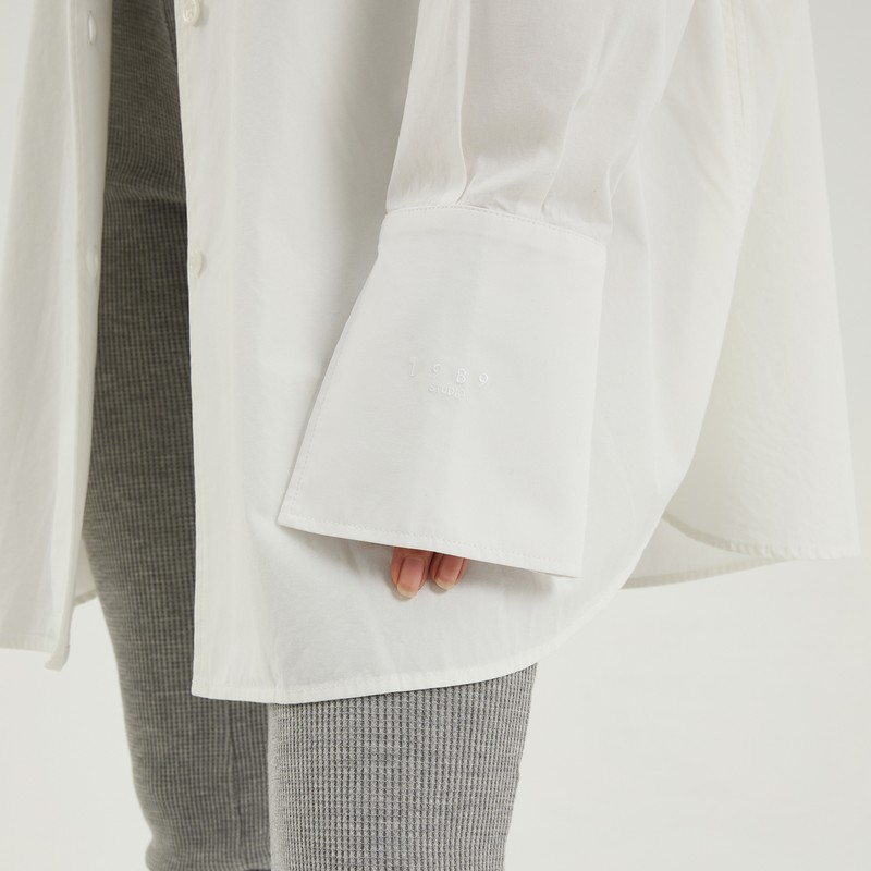 1989 Studio Shirt L/s Dress White In White