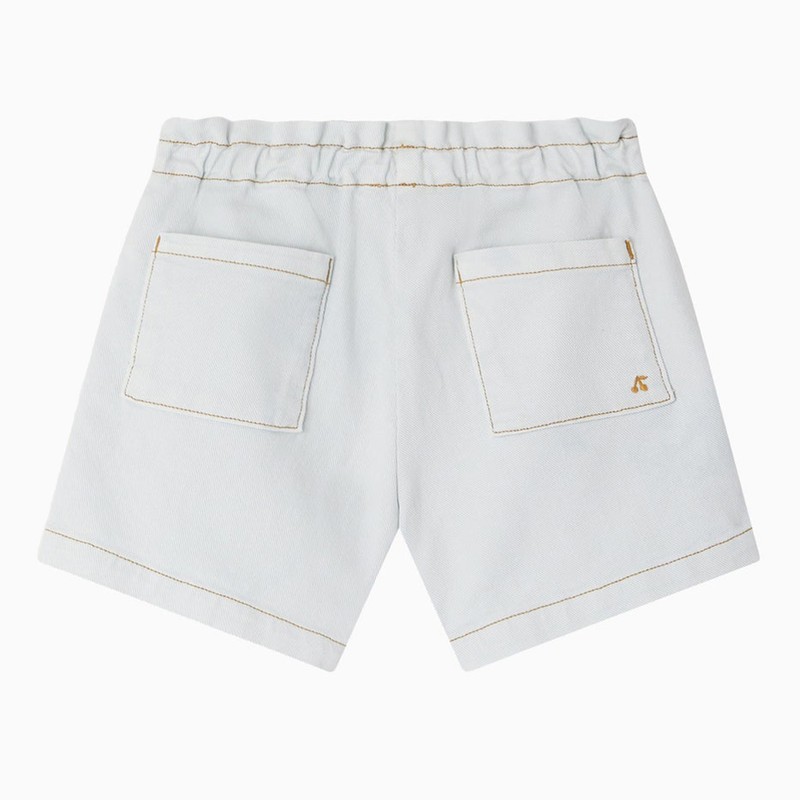 Bonpoint Milly Aqua Blue Cotton Shorts In Light Blue