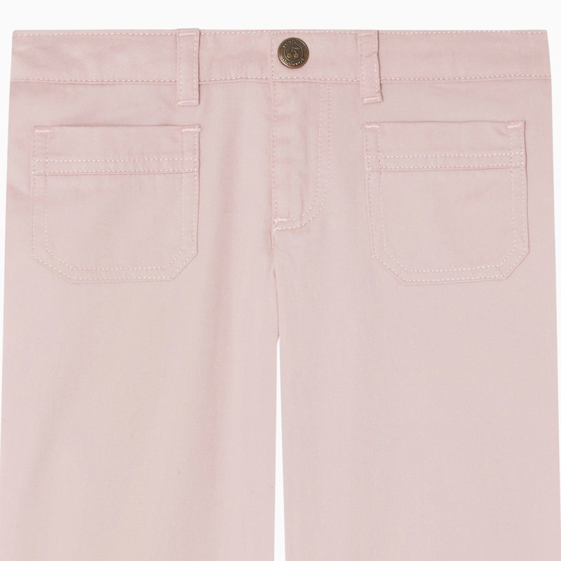 Shop Bonpoint Light Pink Cotton Junon Trousers