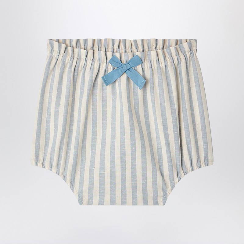 Ena shorts white/blue striped