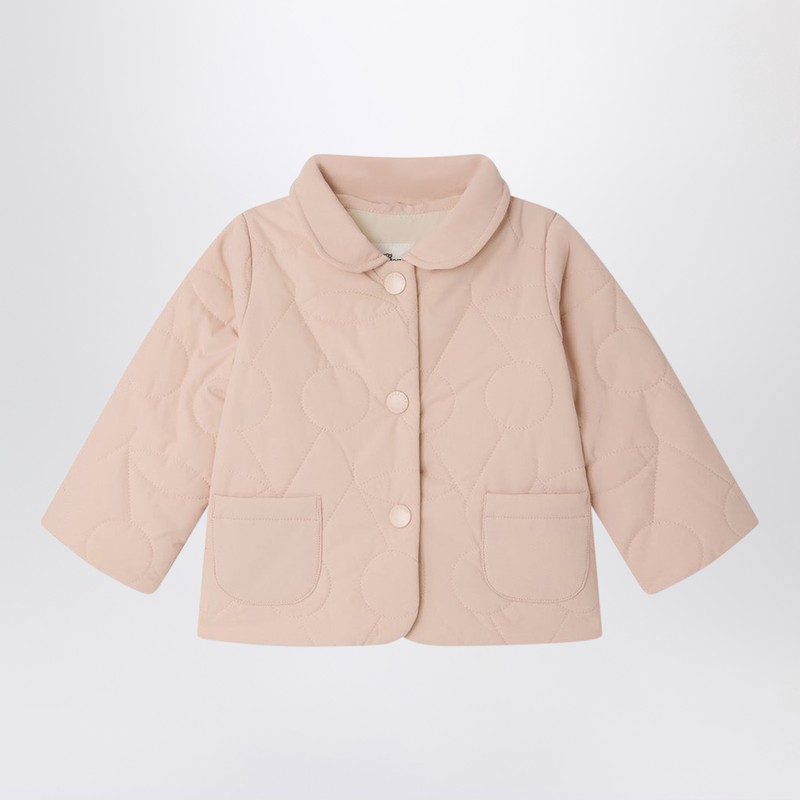 Luno light pink quilted jacket
