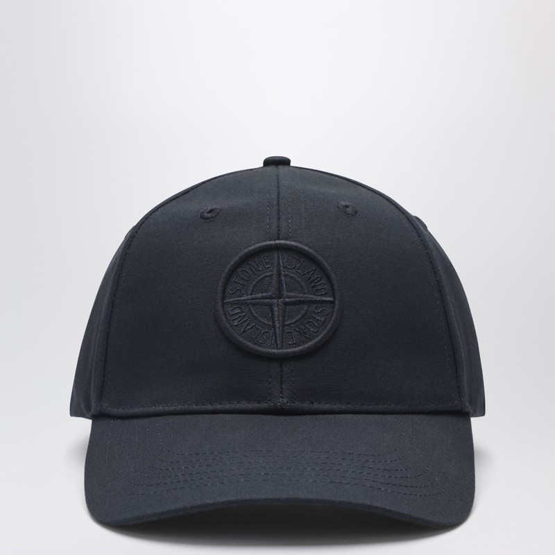 Navy blue baseball cap with logo