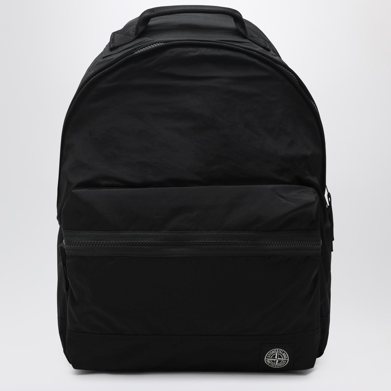 Black Nylon Metal backpack