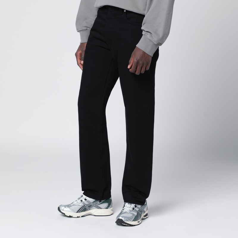 Stone Island Black Regular-fit Jeans In Black