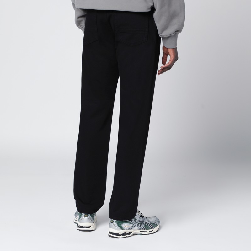 Stone Island Black Regular-fit Jeans In Black