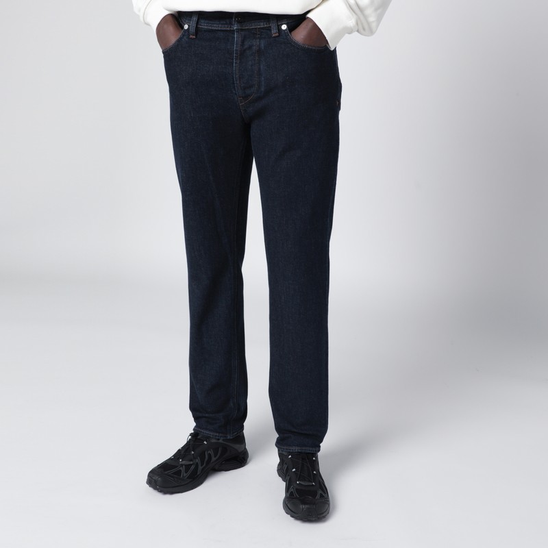 Blue slim-fit jeans