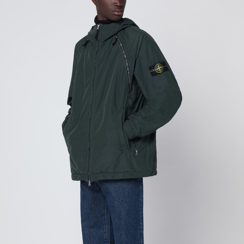 Juniper green rainproof canvas jacket