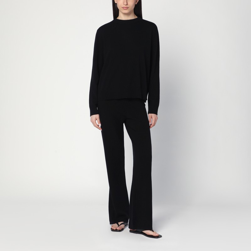 Black cashmere suit