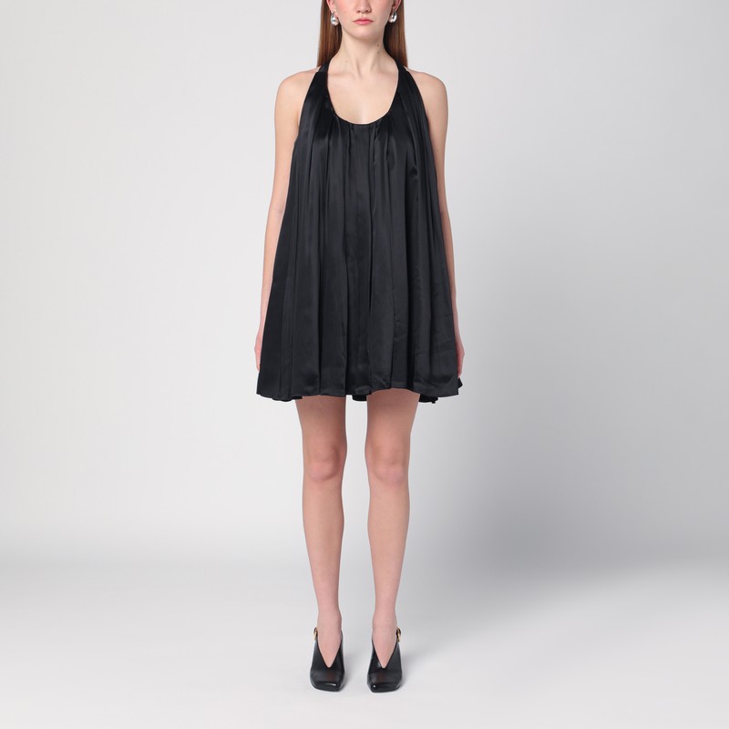 Black viscose trapeze mini dress - Loewe - Modalova