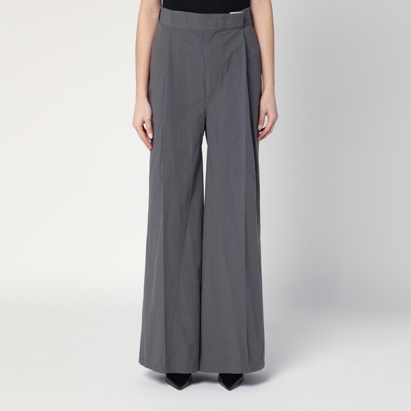 Charcoal grey pleated trousers - Maison Margiela - Modalova