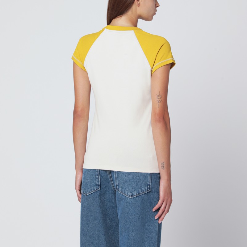 Loewe Mustard/bronze Slim T-shirt In Brown