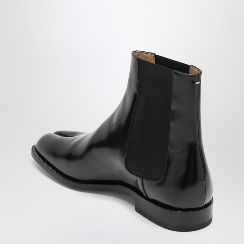 Maison Margiela Tabi Toe Ankle Boots In Black