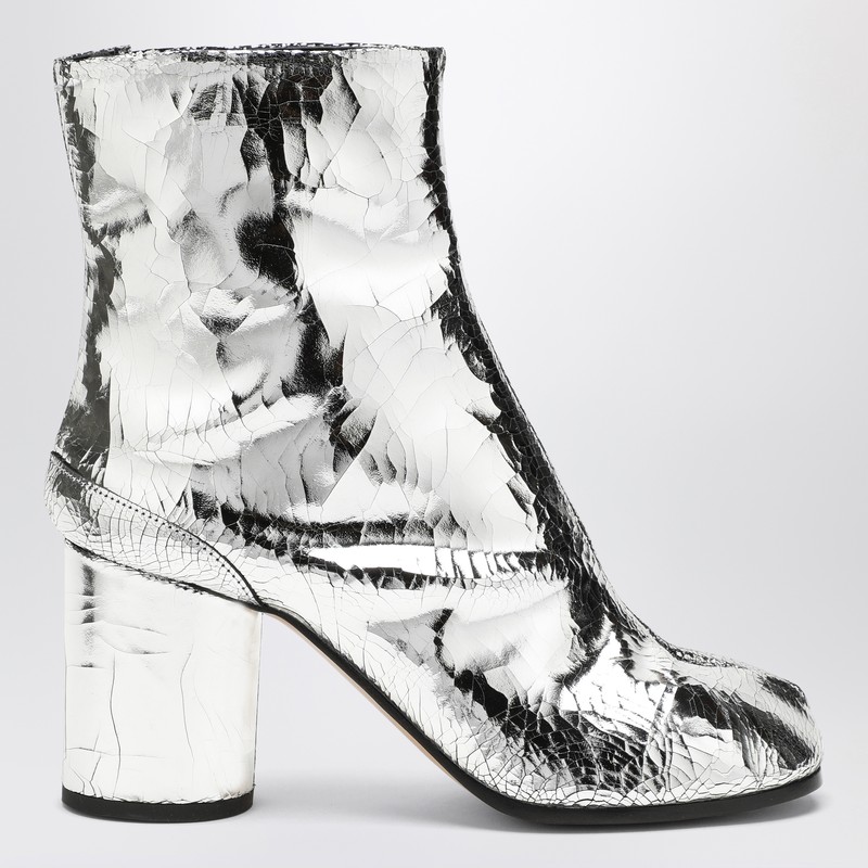 Tabi broken mirror silver boot - Maison Margiela - Modalova