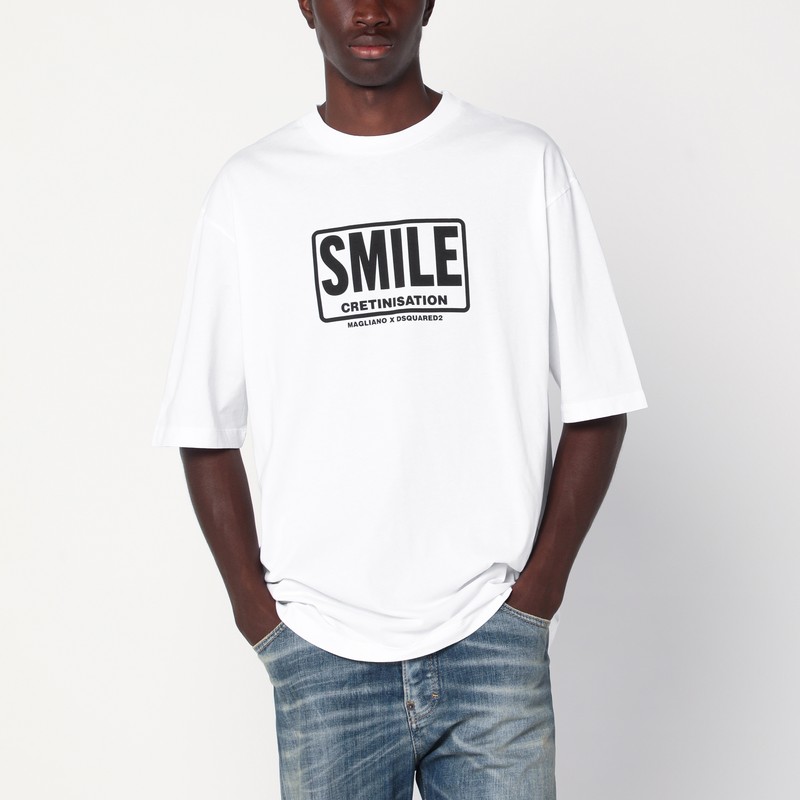 White T-shirt with logo print