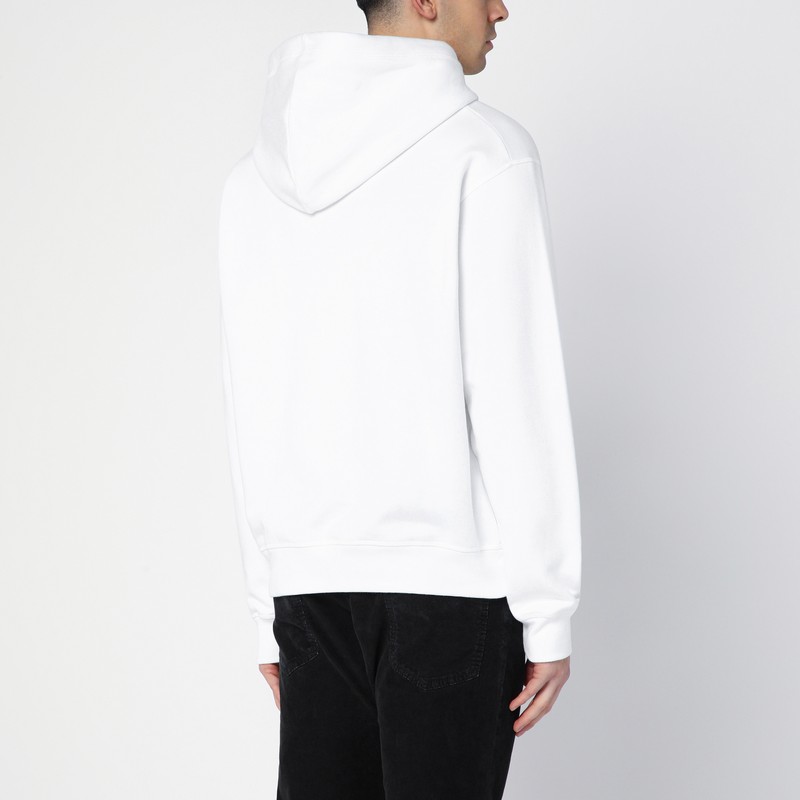 Dsquared2 Logo-printed Hooded Sweatshirt In White