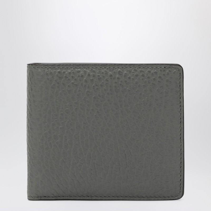 Maison Margiela Grey Four Stitches Bi-fold Wallet In Gray