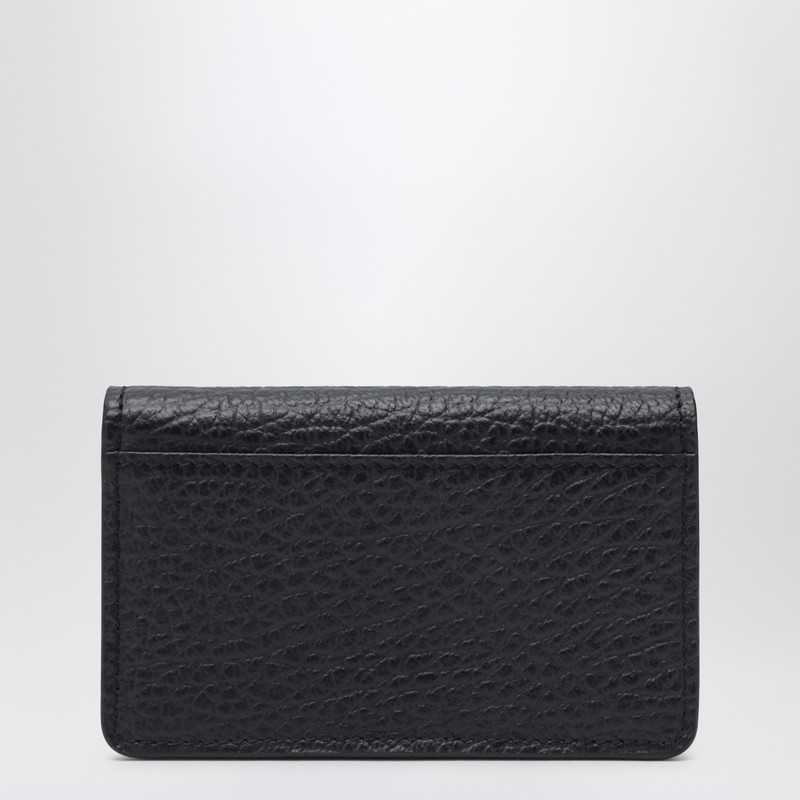 Maison Margiela Four Stitches Gray Cardholder In Blue