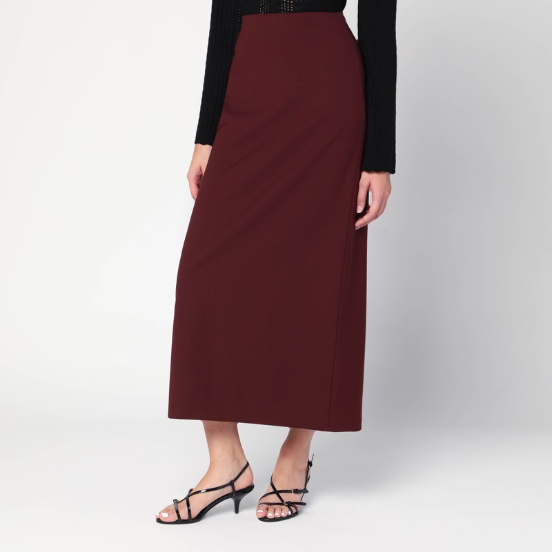 Samos Lds burgundy pencil skirt