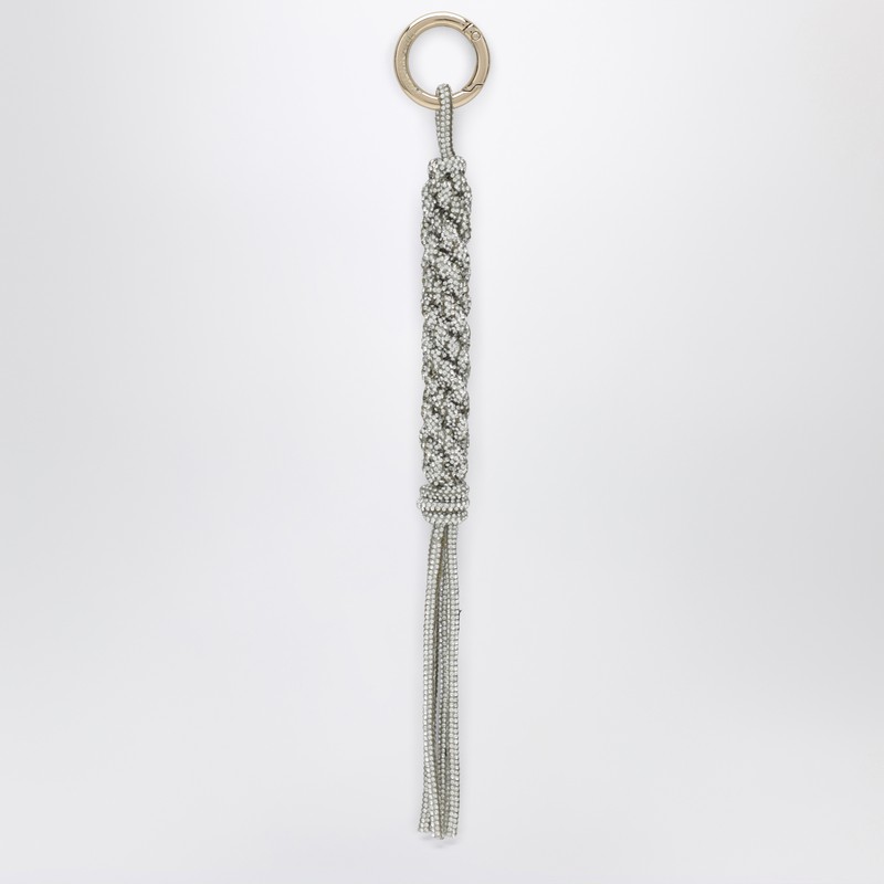 Hibourama Scooby-doo Charm With Silver Crystals In Metallic