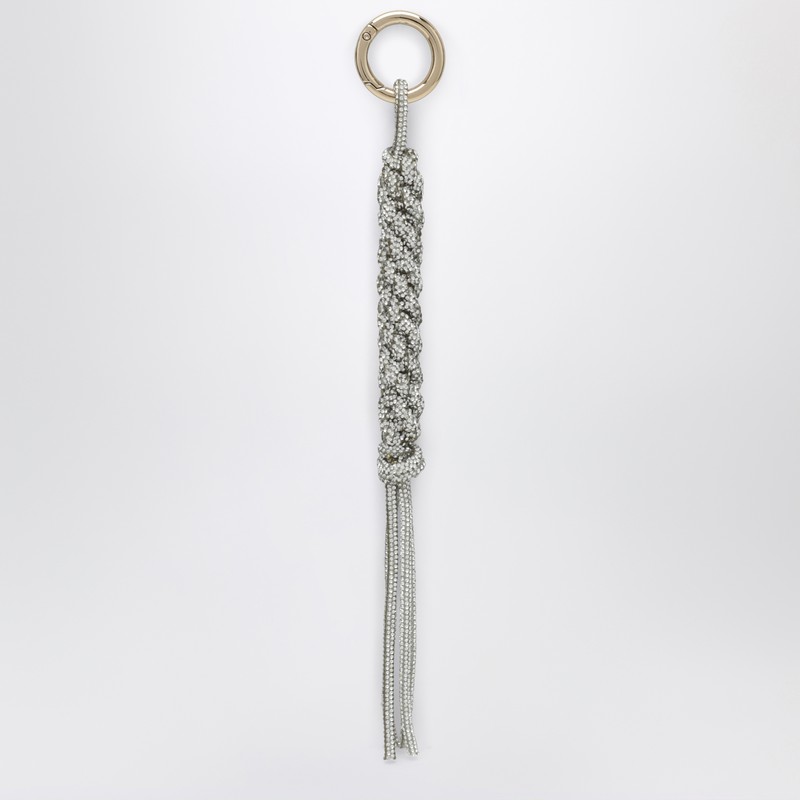 Hibourama Scooby-doo Charm With Silver Crystals In Metallic