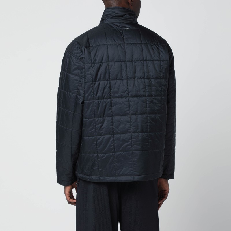 Mm6 X Salomon Reversible Black Nylon Jacket In Black