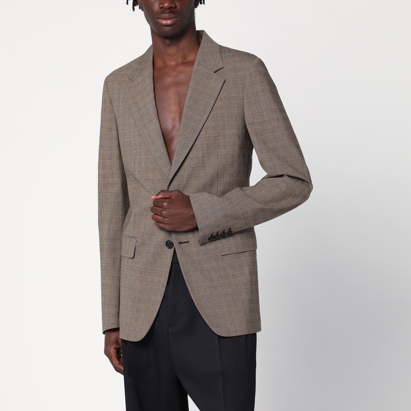 Single-breasted jacket in wool blend - MM6 Maison Margiela - Modalova