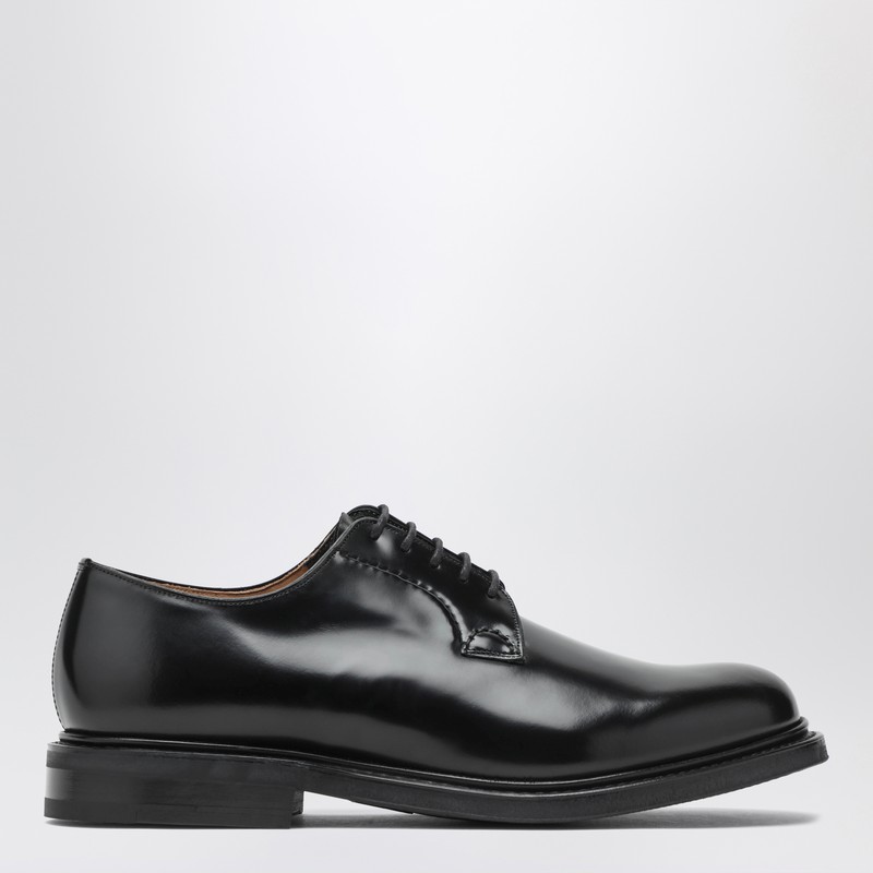 Black Shannon derby shoes