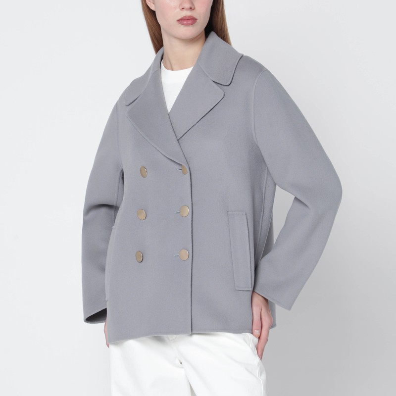 Air-blue jacket in wool drap