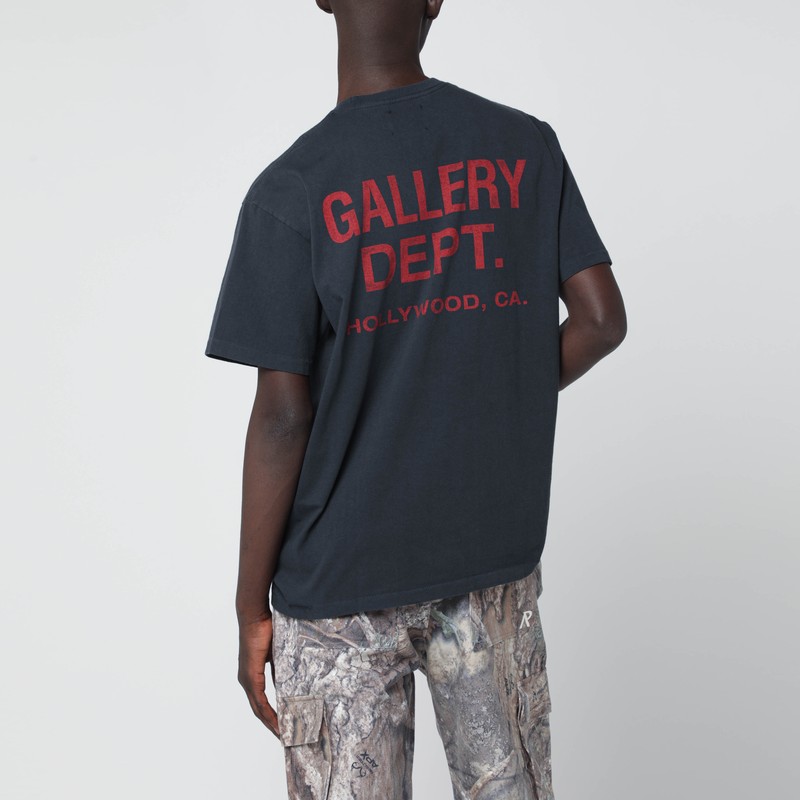Gallery Dept. Graphic Print Crew Neck T-shirt In Black