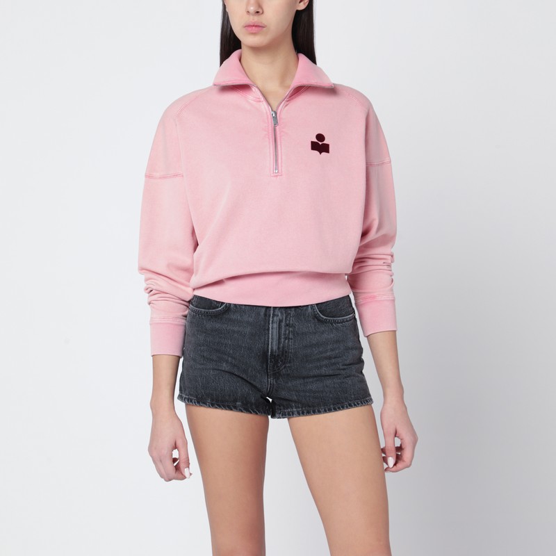 Pink Ross cotton sweatshirt